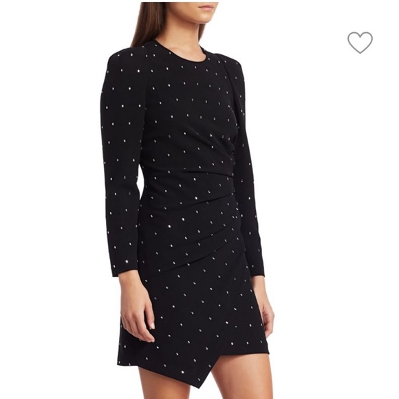 A.L.C. Lana Studded Long-Sleeve Mini Dress - Picture 3 of 12